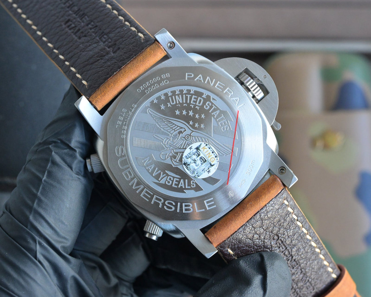316L Black Green - Khaki Rubber - Automatic - 47mm