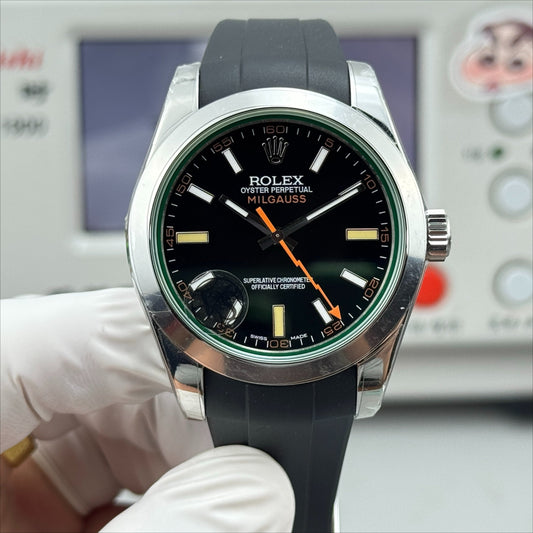Black- Yellow Orange - Black Rubber - Automatic-3131 - 40mm