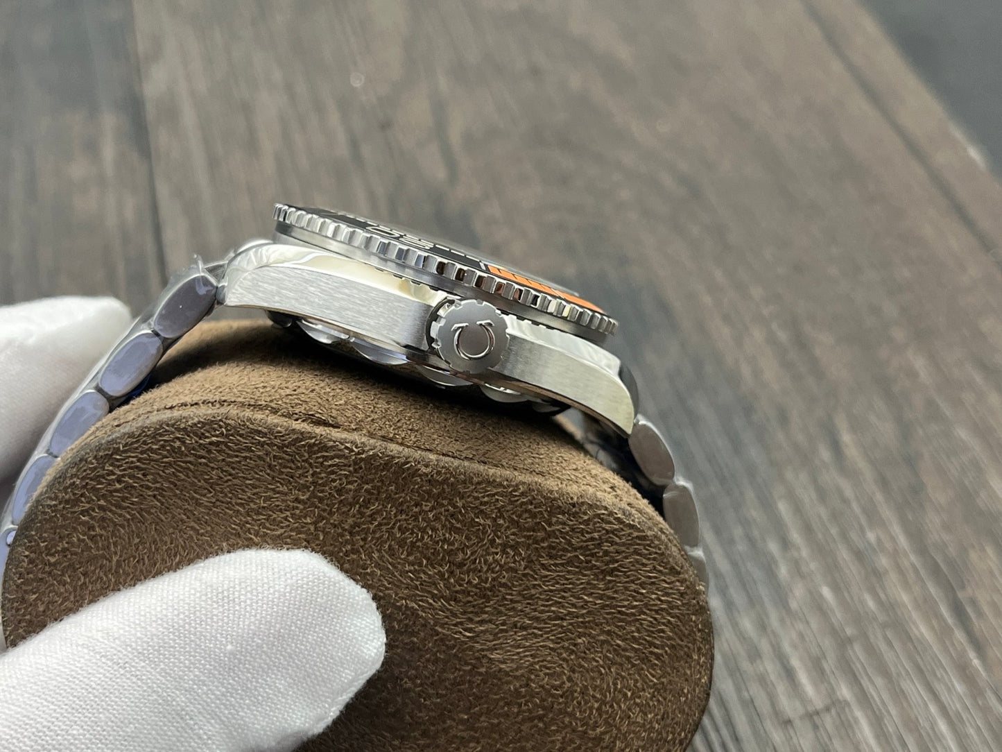 1/4 Orange Ceramic - Silver 904L Steel - Automatic - 43mm
